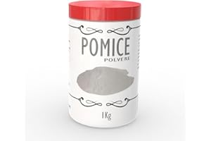 CHEMICA SOLUTIONS Pomice in Polvere tipo 00, Barattolo da 1 kg