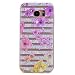 Produktbild Lonchee Samsung Galaxy S6 edge Hülle,Bunte Muster Weich TPU Handy Hülle Durchsichtig Transparent Etui Cover Case Protective Shell Soft Schutzhülle Telefon Kasten für Samsung Galaxy S6 edge – Farbige Blumen