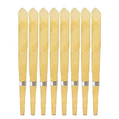 Kata 8pcs (4 pairs) Bougies d'oreille Bougies Auriculaires en pure cire d'abeille Type 1