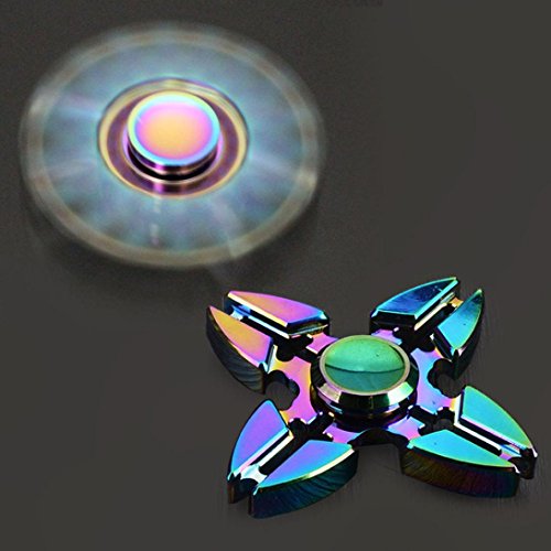 Fidget Hand Spinner Spielzeug Titanium Legierung EDC Hand Fidget Spinner High Speed Fokus Spielzeug Geschenk Fidget Hand Spinner Stress Reducer (A) - 2