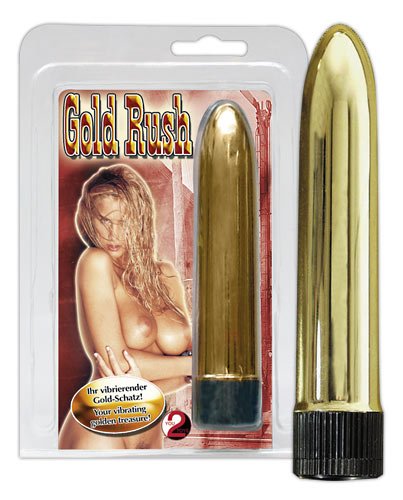 Preisvergleich Produktbild NMC Vibrator klassisch schick und diskret gold