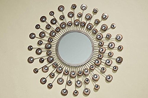 Wand-Objekt/Spiegel Rasmus D82 Metall/Glas