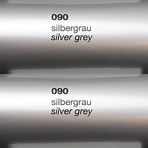 5m x 0,63m Oracal 651 Folien Set - 090 Silber Grau - Glanz Klebefolie - Folie - Moebelfolie - Plotterfolie - selbstklebend