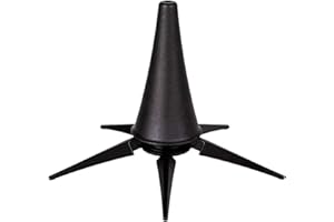 Jortmrd 10,5 cm Supporto per Tromba pieghevole, supporto per clarinetto in padiglione con 5 zampe, supporto a cono corto per clarinetto A e B