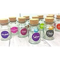 10 Stück Gewürzgläser & 24 Wasserfeste Etiketten