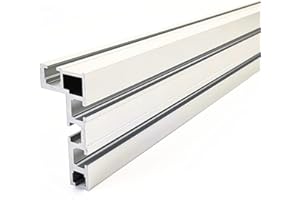 CNCYEAH Szyna kątowa, 75 typów szyny T 800 mm, szyna T, mocowanie szyny T, "zrób to sam", szablon do szyny skośnej typu T, obróbka drewna, aluminiowa szyna T do mocowania ogrodzenia