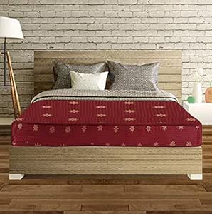 Sleepspa Cotton Back Support Orthopaedic Single Size Coir Mattress Maroon 4 Inch Amazon In Home Kitchen