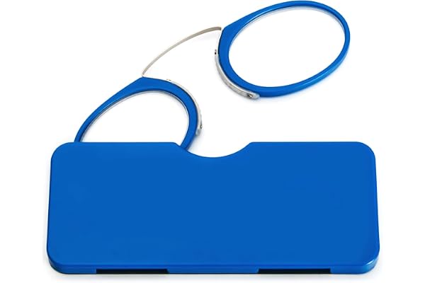KoKoBin Lentilles de lecture unisexes Aide visuelle compacte Mini Nose Clip Lunettes de lecture sans branches Antidérapantes Aide à la lecture - Toujours à portée de main