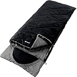 Maße: 225 x 90 cm (LxW) Outwell Erwachsene Schlafsack Contour Black, 225 x 90 cm