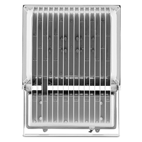 Lightcraft Alphalux Snow Fluter LED Hallenstrahler (100 Watt, warmweiß, 120° Abstrahlwinkel, hoher Wirkungsgrad, niedriger Stromverbrauch, Aluminium) grau - 3