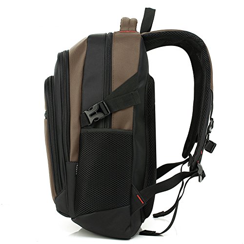Laptop Rucksack, P.K.U.VDSL 15″ Laptop Backpack, 15 Zoll Notebook Backpack, Computer Rucksack Multifunktionsrucksack Wasserdicht Damen Herren Campus Rucksäcke mit mehreren Fächern für Schule Business - 4