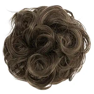 Prettyshop Hairpiece Hair Rubber Scrunchie Scrunchy Updos, Voluminous, Curly Or Messy Bun, Different Colors Available G18 E