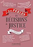 Les perles des décisions de justice