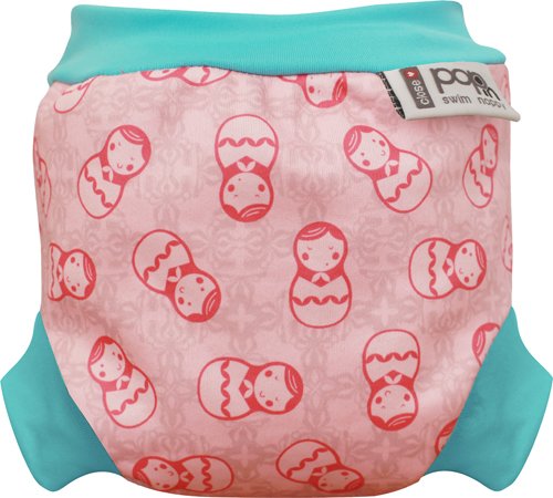 Close Parent Swim Nappy, Medium 13-20lbs, Russian Dolls