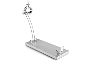 IBILI - Folding Ham Holder + Gourmet Cut Rotary, Stainless Steel, 49 x 16 cm