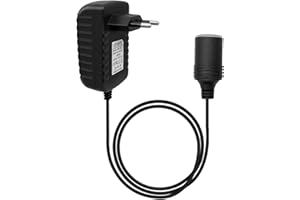 Adaptateur Prise Allume-Cigare 12V 2A, Convertisseur Adaptateur AC/DC pour système de Navigation, convertisseur de Courant, convertisseur de