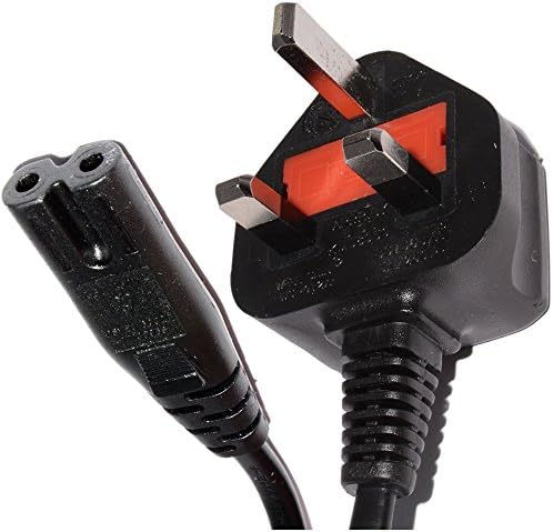 UK Mains Power Lead Cable for PFAFF Sewing Machine 7510 7530 7550 7560 | 3 Pin Wall Cord to Figure 8 C7 | 1.5M