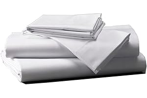 Sunwood Hotel Pension Glatte | Bettlaken | Betttuch | Laken | Haustuch | ohne Gummizug | Kochfest | 12 Größen 100% Baumwolle GSM 145 auch als Tischdecke (220 x 260 cm)