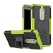 Produktbild Nokia 5 Hülle,Stilvoller Handyhülle Fall GOGME [Dual Layer Armour Series] Rugged TPU / PC Hybrid Armor Super Schutzhülle. Anti-Scratch PC Rückwand Schale + Stoßfeste TPU Innenschutzabdeckung + Faltbarer Halterungen , für Nokia 5 Case Cover.Grün