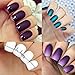 CLAVUZ Matte Top Coat Gel Nail Polish Matte Finish No Wipe Non-Cleansing Long Lasting Soak Off UV LED Nail Art DIY at Home 8ml