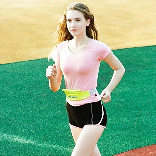 Women Girls Lightweight & Durable Waterproof Bag / Running Diving swimming Belts /Fitness Workout Belt - Fit for Most Smartphones - Waist Pack Belt / Runners Belt Waist Pouch / Sport Running Waist Bag / Runner's Waist Pack Protects items during Workouts, Cycling, Hiking, Walking, Running, Sports, Leisure and All Outdoor Activities (ultra-thin / White)