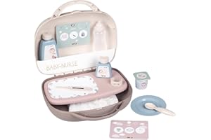 Smoby - Baby Nurse - Vanity - pour Poupons et Poupées - 12 Accessoires Inclus - 220367