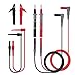 Price comparison product image HUYU 8 PCS Multimeter Test Leads Kit, Professional Electronic Test Leads Accessory Kit with 4MM Test Probes Mini Hooks Alligator Clips 4mm Banana Plug for Universal Multimeter Meter