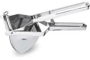 ‎GEFU GEFU Kartoffelpresse DAS ORIGINAL | Hochwertiger Kartoffelstampfer aus Edelstahl mit ergonomischem Griff - Ideal für Püree & Gemüse