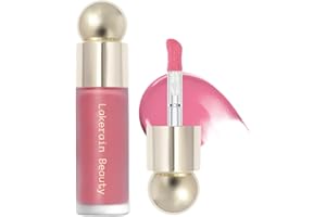 DUOFFANNY Liquid Blush Soft Cream Face Blush, Long-lasting Blendable Liquid Blusher Lightweight Moisturizing Beauty Makeup for Cheeks, Natural Looking Matte Finish Dewy Skin Tint (#02 Happy)