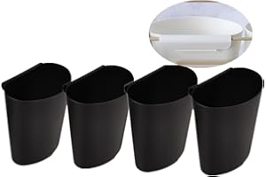 RIKYO 4 soportes colgantes para tazas, accesorios para carrito rodante, contenedores para plantas, macetas colgantes, ahorro de espacio, cubo de almacenamiento, soporte para lápices, soporte para lápices de