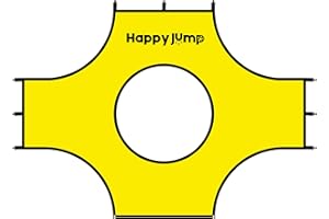 ‎HAPPY JUMP Happy Jump Fußballtor-Zielnetz, Zielblatt für Kinder im Hinterhof, Training, Übung von Schuss- und Passgenauigkeit