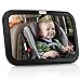 Produktbild AUTOWN Rücksitzspiegel für Babys, Auto Babyspiegel für Autositz, Einstellbar Babyschalenspiegel Sicherheitsspiegel Babyspiegel für Babyschalen, 360° schwenkbar, Größe 300 x 190 x2,8mm