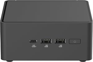 ASUS NUC 15 Pro Tall Barebones Mini PC with Intel Series 2 Core Ultra 5 225H, up to 96GB DDR5 RAM, Dual Storage, Thunderbolt™ 4, Wi-Fi 7 & Bluetooth 5.4, Toolless Chassis Access, VESA Mount Included