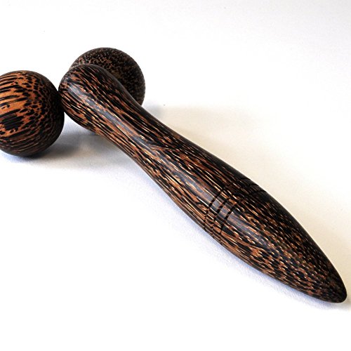Massageholz Roller glattes Kokosholz glattes Holz für Triggerpunkt-Massagen Massagehilfe Holz Deuser Stab - 7