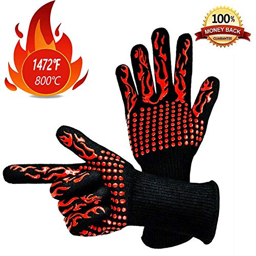 détail clyctip Paire de Gants de Barbecue résistants à la Chaleur jusqu'à 932 F
