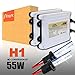 Produktbild Engync 55W AC HID Xenon Lampe Scheinwerfer Komponenten Conversion Kit mit Premium-Schlank Vorschaltgeräte-H1-12000K-3 Jahre Garantie