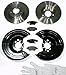 Produktbild Autoparts-Online Set 60010387 Bremsscheiben/Bremsen + Bremsbeläge + Spritzbleche für Hinten/für die Hinterachse