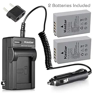 [Fully Decoded] Kastar EN-EL24 Battery (2-Pack) and Charger Kit for Nikon EN-EL24 ENEL24 Rechargeable Li-ion Battery work with Nikon 1 J5 Camera