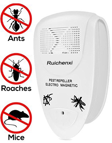 Ruichenxi ® Plug-in für elektronische Schädlingsbekämpfung Eliminator Ultraschall Nager und Insekten Repeller, eine wirksame Kontrolle von Ratten, Mäuse, Kakerlaken, Spinnen, Wanzen, Flöhen, völlig sicher für Mensch, Haus Haustiere und Pflanzen - 3