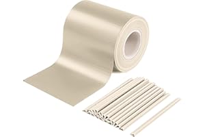 EFFE Fasce PVC frangivista con 20 Clip | Barriera per recinzioni Color Crema