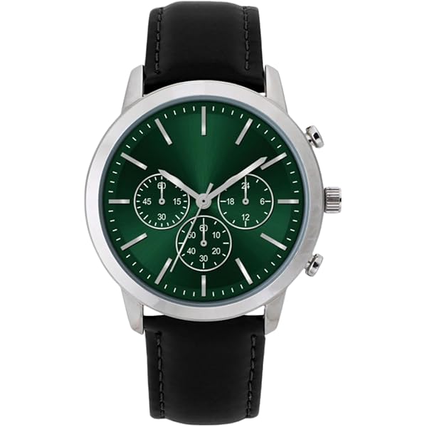 LIGE Herenhorloge, leren armband, analoog, kwartshorloge, waterdicht, polshorloge voor heren, datum, mode, casual, cadeau voor mannen, goud/zwart, zwart