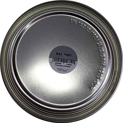 Bodenbeschichtung, Bodenfarbe RAL7001 Flüssigkunststoff 5L Sonderpreis - 2