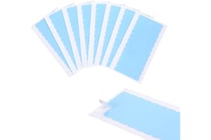 GOODENGFULL 120 Stück Tapes Klebestreifen Extensions, Tape Extensions Kleber 7,6 x 2,2 cm Tape Extensions Echthaar Doppelseitig unsichtbar, Geeignet für alle Perücken und empfindliche Haut - Mit 2 Drucklinien