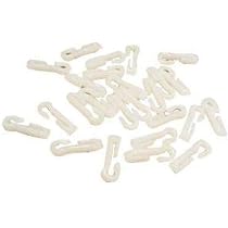 Silent Gliss 2C Curtain Track Gliders - 10mm Low Noise Design (Pack Of 1000, White) 2 thumbnail image