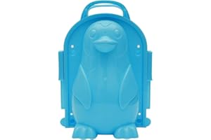 BERRYWHO Schneeschimmel, Schneeballhersteller Schimmel, Winter Schneemann Pinguin Schneeballhersteller Clip, Winterschnee Sandform, Schneeschimmel -Werkzeug, Außenschnee Spielzeug spielen Spielzeug spielen