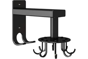 Anller Porta utensili da cucina con 8 ganci rotabili per utensili da cucina o bagno