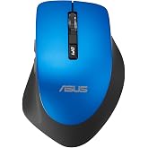 Asus WT425 Kablosuz Optik Sessiz Tıklama &Ouml;zellikli Mavi Mouse
