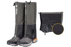 ‎HIDEWALKER Gamaschen Wasserdicht Wandern Leg Guards Gaiter for Herren Damen Kinder Outdoor Jagd Regengamaschen Fahrrad wanderzubehör
