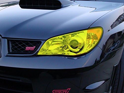 HVF Golden yellow tint 500mmx300mm- headlight and foglight tint tint - florescent yellow