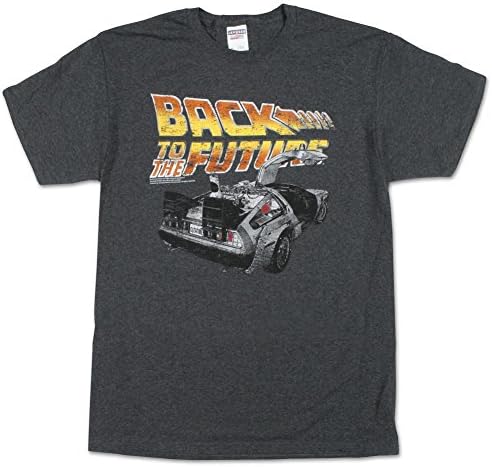 Night spread American Classics Men's Back To The Future Car Soft T-Shirt